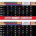number generator for lottery